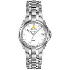 Selco Geneve Men's Silver Passport Watch