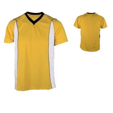 Youth Dazzle Cloth Soccer Jersey Shirt w/ Contrast Front Insert & Piping