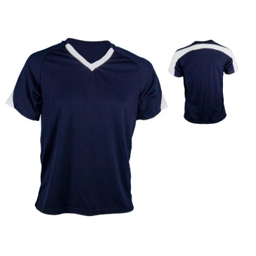 Youth Cool Mesh Soccer Jersey Shirt w/ Contrasting Back & Sleeve