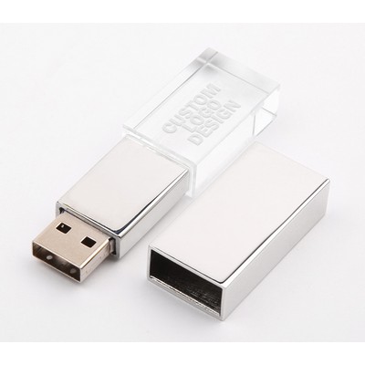 4 GB Crystal LED Light USB Flash Drive