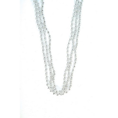 33" Silver Bead Necklace