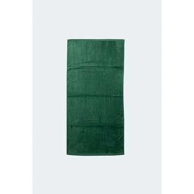 Velour Beach Towel (34" x 66") Hunter Green (Blank)