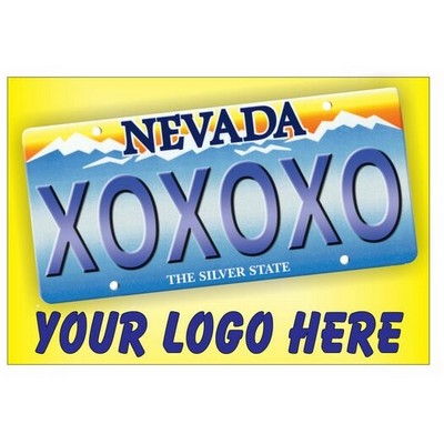 Nevada License Plate Rectangle Metal Photo Magnet (2"x3")