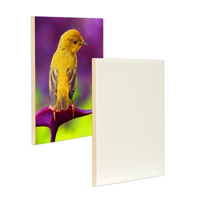 Ceramic Photo Tile w/ Space - 4.25"x4.25" (Gloss Finish)