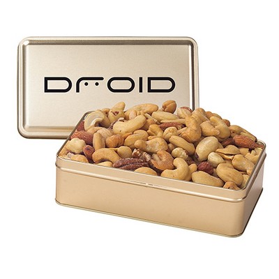 Large Rectangle Tin - Mixed Nuts