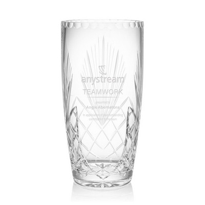 Mulholland Vase - 24% Lead Crystal 12"