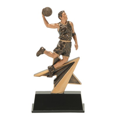 Basketball, Male, Star Power Sport Resins - 7"