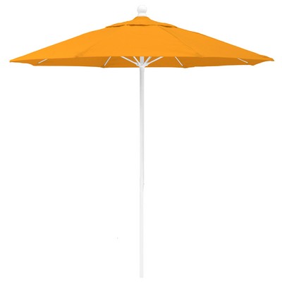 US Made 7 1/2 Foot Commercial 8 Panel Market Umbrella w/HD Aluminum Pole and HD Fiberglass Ribs