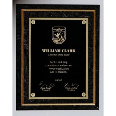 Marble Finish Plaque (8" x 10")