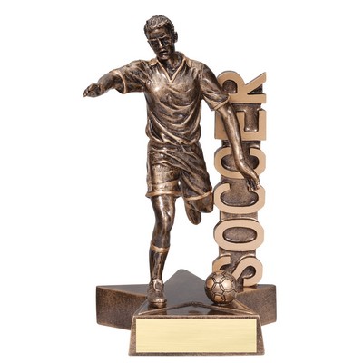 Soccer, Male - Billboard Resins - 8-1/2"