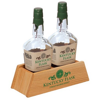 Oak Bottle Glorifier - 2 Bottle