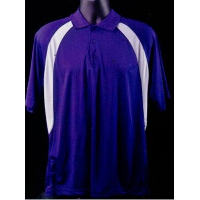 Custom Color Polo Shirt with Accent Stripes