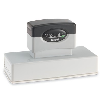 MaxLight™ Pre Inked Rectangle Stamp (1" x 4")