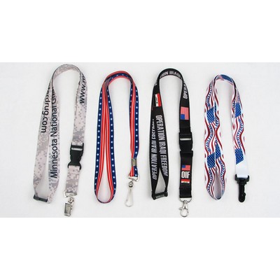 3/4" Dye Sublimation Lanyard