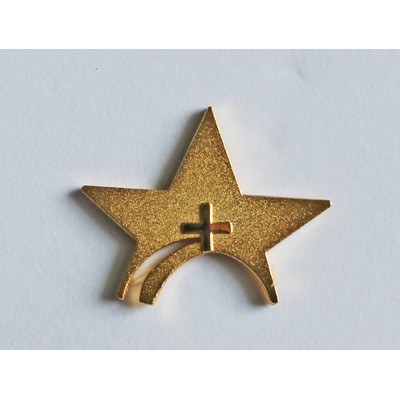 Die Struck Brass Lapel Pin (1-1/2")