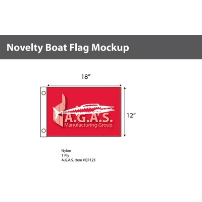 Wahoo Flags 12x18 inch