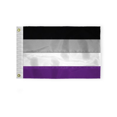 A-Sexual Deluxe Flag 12"X18"