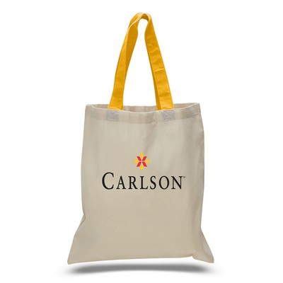 Tote with Gold Colored Handles (Printed)