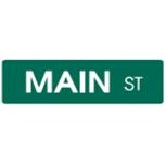 Engineer Grade Reflective Custom Street Sign w/non-reflective lettering - Green - 6" x 36"