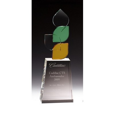 Multiplicity Crystal Award 11 3/4"H