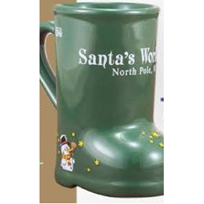 Gluehwein Green Boot Mug