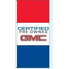 Single Faced Authorized Dealer Drape Flags (Certified Pre-Owned GMC®)