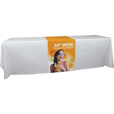 24" Wide 3-Sided Economy Coverage Table Runner