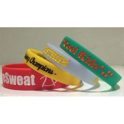 1/2" Ink Injected Custom Wristbands (72 Hour Delivery)