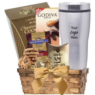 Tumbler, Chocolate & Snack Basket