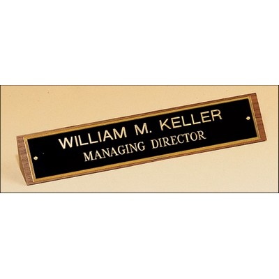 American Walnut Name Plate (8.5")