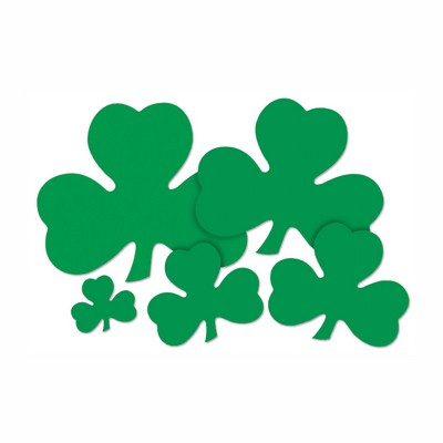 Printed Shamrock Cutouts