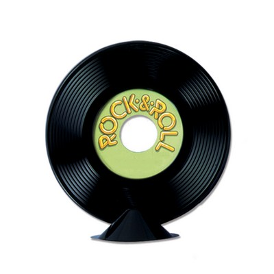 Personalize Plastic Records Centerpiece