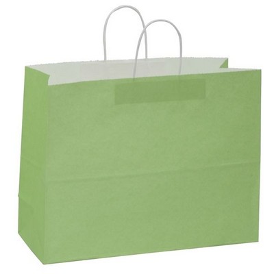 Matte Tinted White Kraft Vogue Paper Shopping Bag (16"x6"x12")