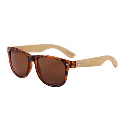 Bamboo Sunglasses - Brown Lenses