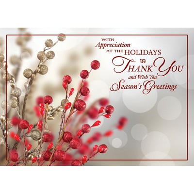 Tidings of Appreciation Holiday Cards