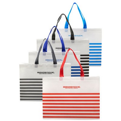 Seaside Striped Tote Bags