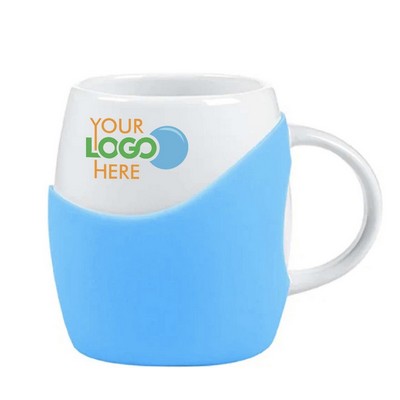 14 oz. Ceramic Mug with Solid Band