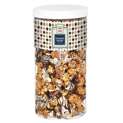 Gourmet Chocolate Pretzel & Potato Chip Popcorn Tub