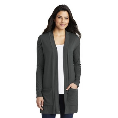 Port Authority® Ladies' Concept Long Pocket Cardigan Sweater