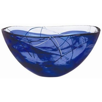 Large Contrast Blue Bowl