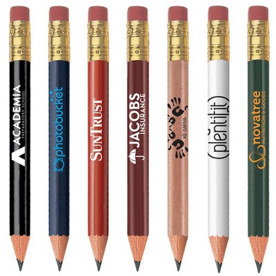 Golf Pencil - Round with Eraser