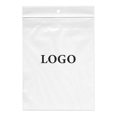 Ziplock Printed Bags With Hang Hole