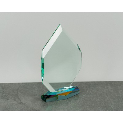 Medium Jade Glass Victory Prism Award