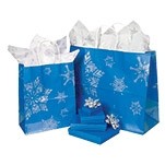 Royal Frost Designed Paper Shopping Bag (8"x4 3/4"x10 1/4")