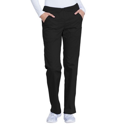 Dickies® Genuine Industrial Strength Women's Mid Rise Straight Leg Drawstring Scrub Pants