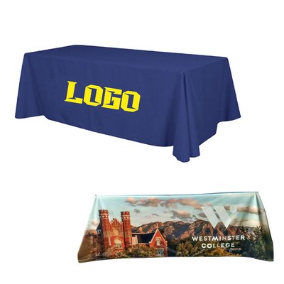 Digital 6 Ft Flat 4 sided Tablecloth