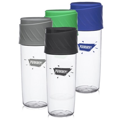 16 oz Dual Sip-N-Snack Tritan Water Bottles