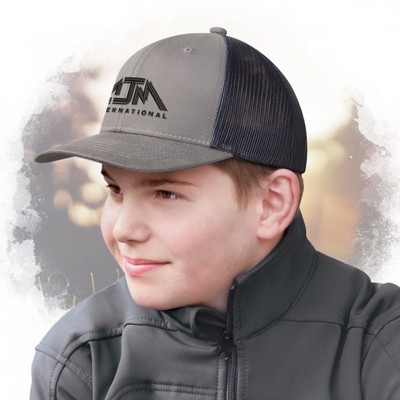 Pro-Round 6 Panel Youth Cap w/Mesh Back