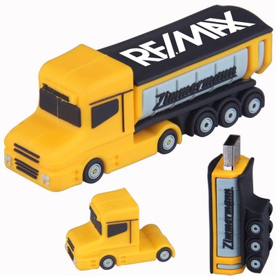 Semi-Trailer Shaped USB Flash Drive