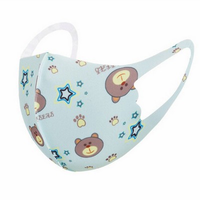 Colorful Mouth Mask w/Cartoon Pattern for Kid